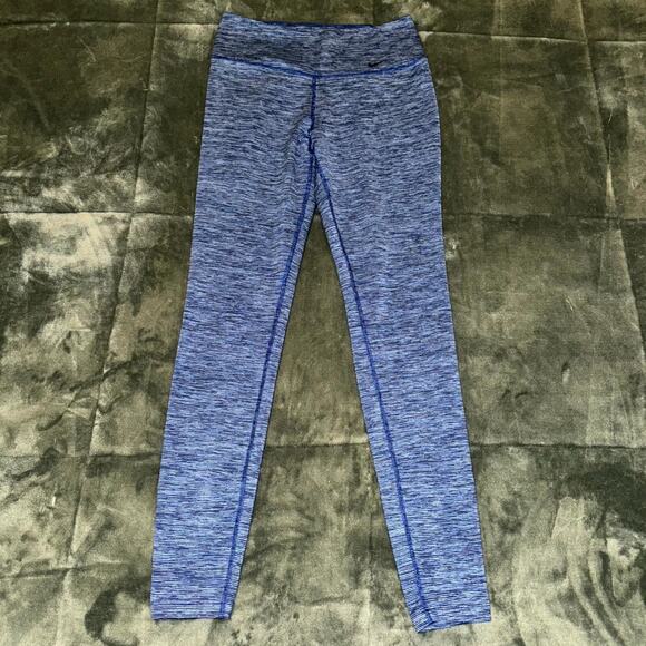 Nike Dri-Fit Ten Plastic Bottles One Legend Leggings Women's Small Black Blue - Picture 1 of 8